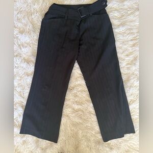 No Boundaries Black Pinstripe Trousers size 5
